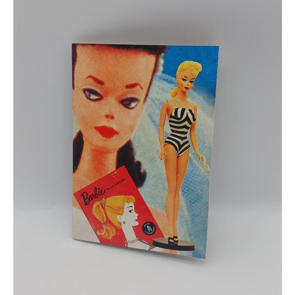 1989 Barbie Throughout History #12 Postcard Folder 9 Detachable Cards 1959-89 - Picture 2 of 10